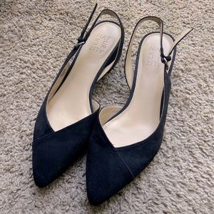 Naturalizer Women's Banks Pump Black Suede lightly use